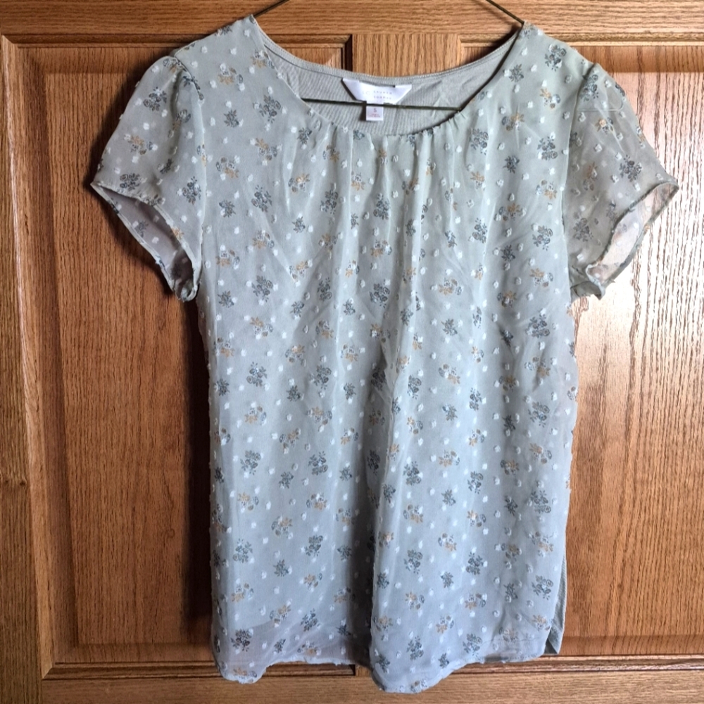 Lauren Conrad Small Light Green Blouse